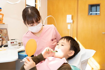 ブラッシング指導