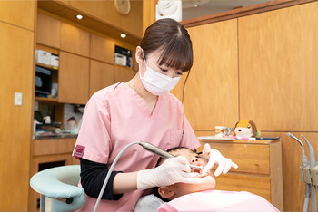 ブラッシング指導